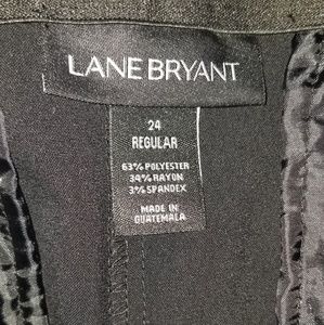 Womens Plus size Black Slacks